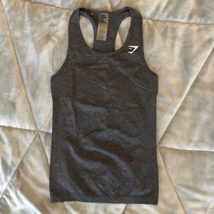 Grey Gymshark tank top